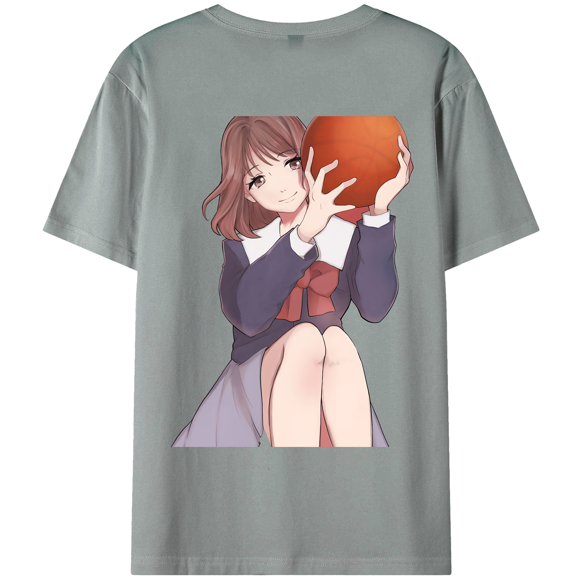 （画像用） SLAM DUNK／スラムダンク 綿100％ メンズ半袖Tシャツ（バックプリント） 通気性
